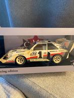 Audi S1 wint Pikes Peak 1987 Röhrl 1/18, Hobby en Vrije tijd, Ophalen of Verzenden, Zo goed als nieuw