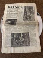 volk 17 juli 1951 troonsafstand wim van Est, Verzamelen, Gebruikt, 9000 Gent, Ophalen of Verzenden, Volk
