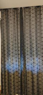 Jysk gordijnen / draperieën twee - 245cmx140 cm zgan 80€, Huis en Inrichting, Ophalen of Verzenden, Nieuw, Grijs