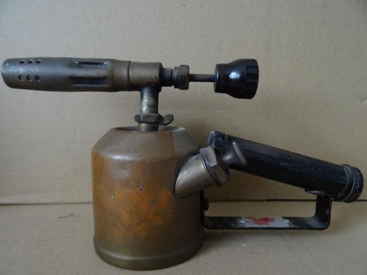 Antieke brander Vulcano Alemania No 424 blowtorch 1940, Antiek en Kunst, Antiek | Gereedschap en Instrumenten, Ophalen of Verzenden