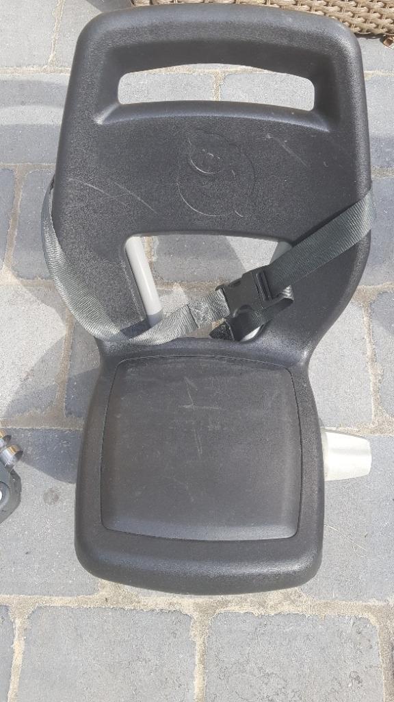 Siege velo Qibbel Junior 6+, Fietsen en Brommers, Fietsaccessoires | Fietsstoeltjes, Gebruikt, Achterzitje, 15 t/m 36 kg, Voetsteuntjes