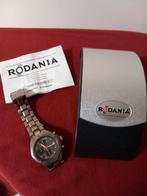 RODANIA CHRONO HERENUURWERK MET TACHYMETER IN ORIGINELE DOOS, Handtassen en Accessoires, Ophalen, Zo goed als nieuw