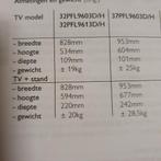 Philips T V ambilight 37" cineos 37PFL9603D/H, Ophalen, Zo goed als nieuw