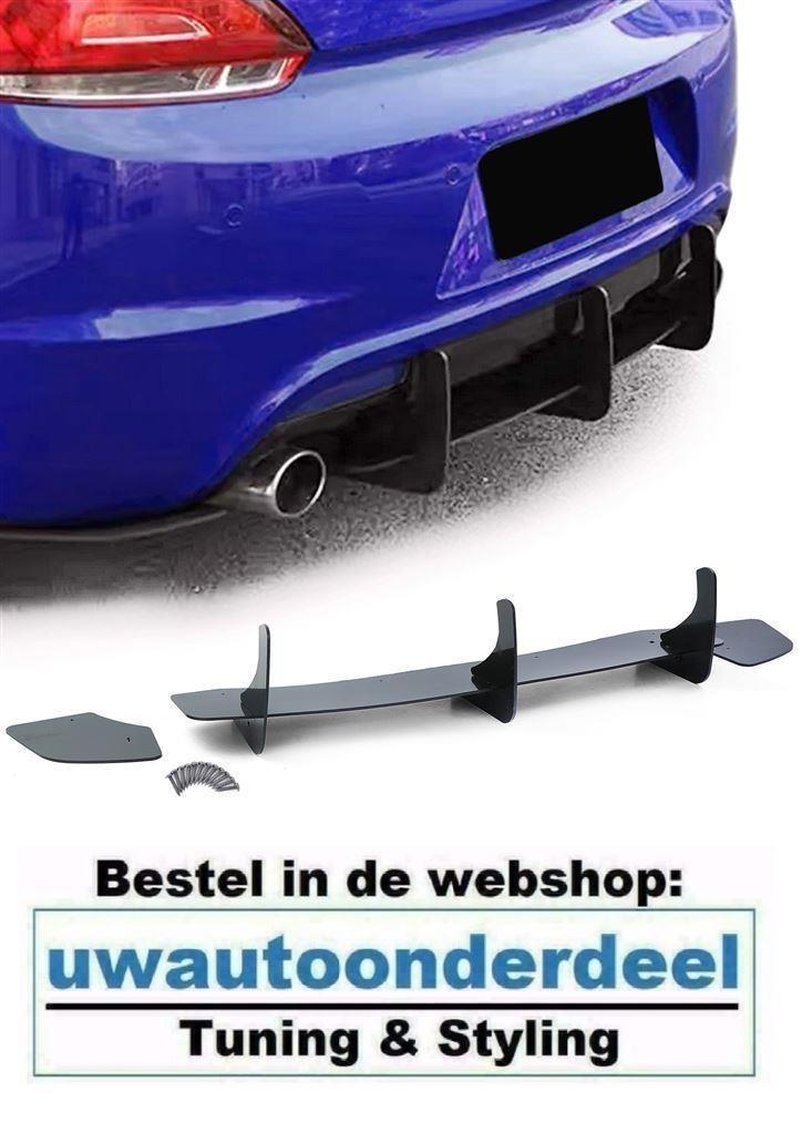 Diffuser Achterbumper Spoiler Styling Geschkt Voor VW Sciroc, Auto diversen, Tuning en Styling, Verzenden