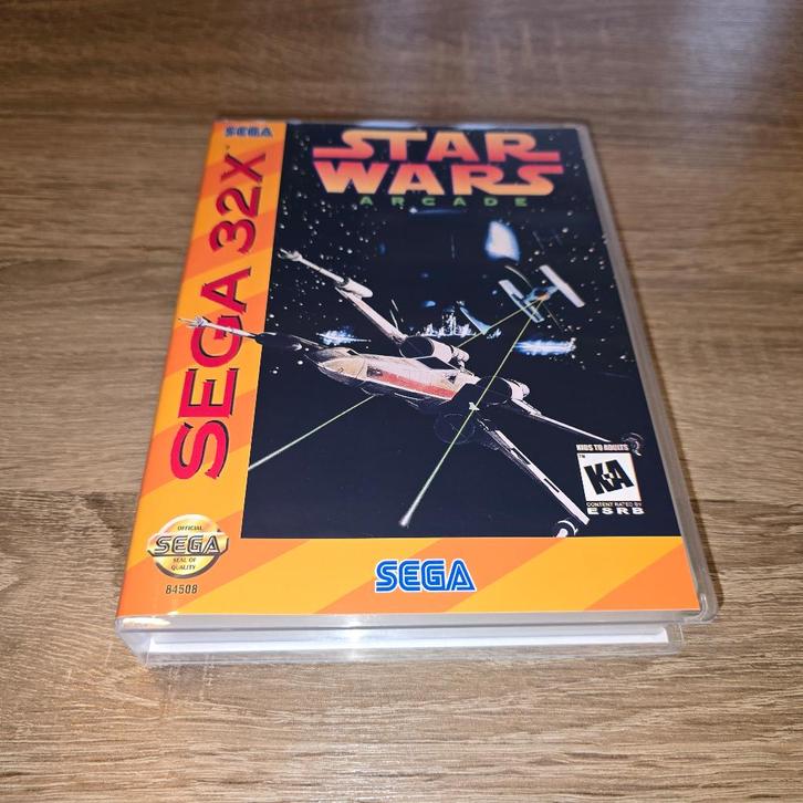 Star Wars Arcade Sega 32X Game Case (2), Games en Spelcomputers, Games | Sega, Zo goed als nieuw, Verzenden