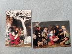 2 cartes de Noël inutilisées Crèche d'Oberammergau, Enlèvement ou Envoi, Neuf
