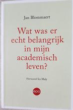 Wat was er echt belangrijk in mijn academisch leven?, Nieuw, Ophalen of Verzenden, Jan Blommaert, Niet van toepassing