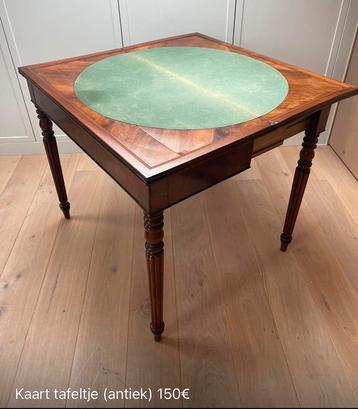 Antieke kaarttafel, Antiek en Kunst, Ophalen