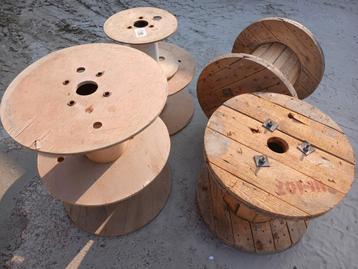 Houten bobijnen/gaspels, Enlèvement, Utilisé