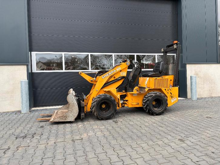 te koop sherpa 300 minishovel/shovel, Articles professionnels, Machines & Construction | Grues & Excavatrices, Chargeuse sur pneus ou Chouleur