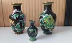 3 oudere cloisonné vazen, Ophalen of Verzenden