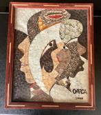 Afrikaanse kunst vlindervleugels prachtig en uniek vlinders, Antiek en Kunst, Ophalen