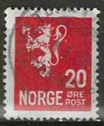 Norvège 1926-1929 - Yvert 115 - Lion et chiffre de vale (ST), Envoi, Norvège, Affranchi