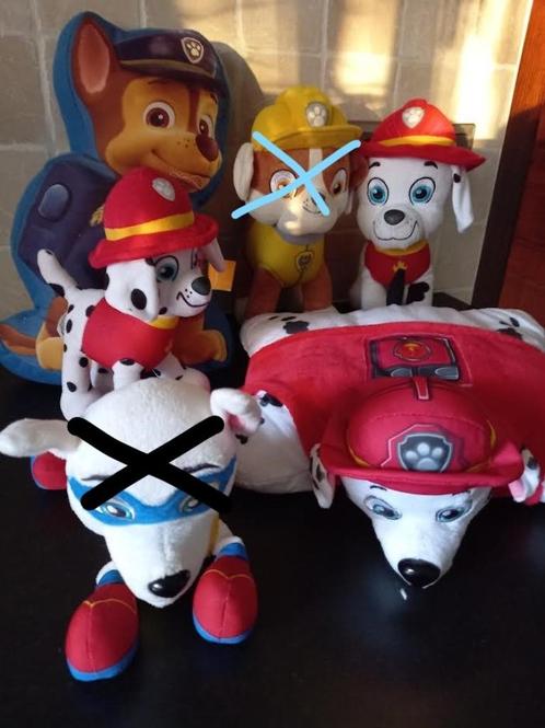 Paw Patrol knuffels, Kinderen en Baby's, Speelgoed | Knuffels en Pluche, Zo goed als nieuw, Hond, Ophalen of Verzenden