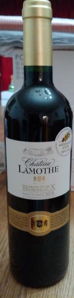Fles rode wijn 'Château Lamothe' (2018)., Ophalen, Frankrijk, Nieuw, Rode wijn