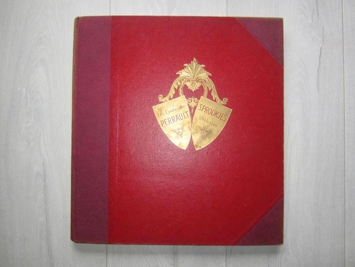 Chocolat Victoria - Les contes de Perrault - 1948, Boeken, Prentenboeken en Plaatjesalbums, Gelezen, Plaatjesalbum, Ophalen of Verzenden