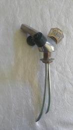 Vintage robinet chrome acier metal, Maison & Meubles, Utilisé, Enlèvement ou Envoi