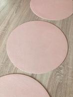 Set van 6 babyroze placemats in lederlook, Ophalen, Nieuw, Roze, Placemat