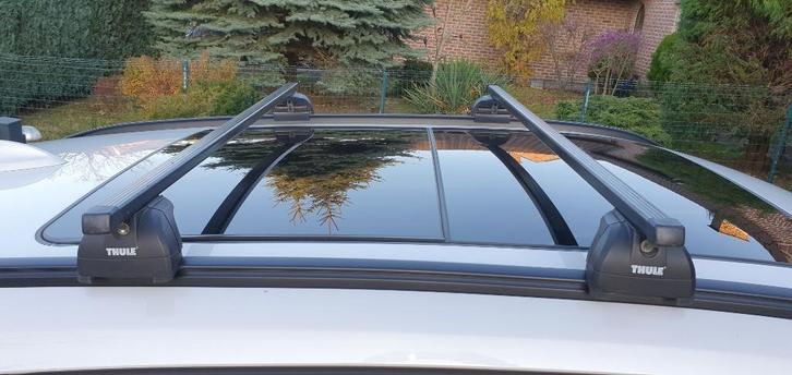 Location barre de toit thule BMW serie 2 – serie 3 touring, Auto diversen, Dakdragers, Gebruikt, Ophalen