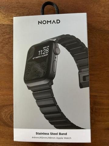NOMAD STEANLESS STEEL BAND 44/45/49mm Apple Watch