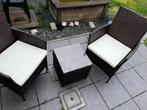Charmant tuinsetje - Nieuw, Kunststof, Bijzettafel, Nieuw, Loungeset