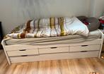 Bed met lades en extra slaapplaats in lade onderaan + matras, Huis en Inrichting, Slaapkamer | Bedden, Ophalen, Gebruikt