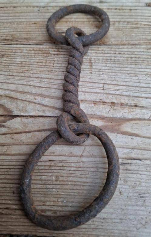 Antieke verroeste bit, Antiek en Kunst, Curiosa en Brocante, Ophalen of Verzenden