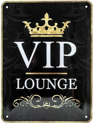 Retro VIP Lounge metalen bord | wandplaat | Nieuw beschikbaar voor biedingen