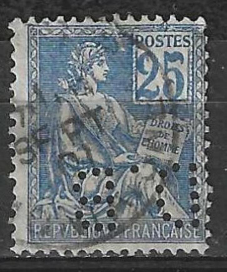 Frankrijk 1900/1901 - Yvert 118perf - Type Mouchon D.B (ST), Postzegels en Munten, Postzegels | Europa | Frankrijk, Gestempeld
