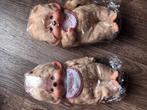 monchhicchi mooi koppel beige 26cm, Verzamelen, Poppen, Ophalen of Verzenden, Nieuw