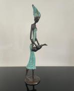 PROMO 30€ Bronzen beeld Afrikaanse vrouw - Madi Tapsoba, Antiek en Kunst, Ophalen of Verzenden, Brons