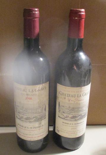 2x  Château la Grave - Duc Decazes - Grand Vin de Bordeaux beschikbaar voor biedingen