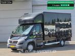 Fiat Ducato 130pk Bakwagen Achterdeuren Lat om Lat Navi Airc, Auto's, Euro 5, Stof, Gebruikt, Zwart