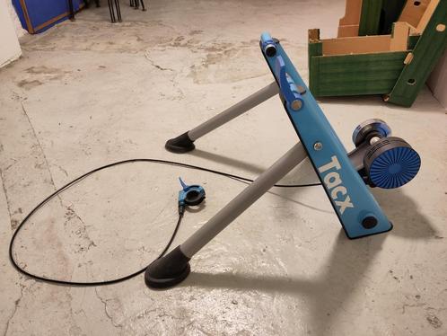 Tacx Blue Matic fietstrainer + gratis trainerband, Sport en Fitness, Wielrennen, Zo goed als nieuw, Overige typen, Ophalen