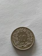 10 Zwitserse cent 1990, Ophalen of Verzenden, Losse munt, Overige landen