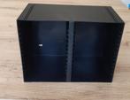Eenvoudig zwart CD-rek voor 26 CD's, Huis en Inrichting, Woonaccessoires | Cd- en Dvd-rekken, Ophalen of Verzenden, Gebruikt, Cd's