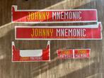 Johnny Mnemonic Flipperkast decal set, Nieuw, Onderdeel of Defecte kast, Williams, Dot-matrix