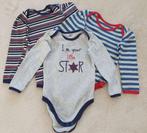 Lot de 3 bodies à manches longues - T86-92 - Hema, Ophalen, Nacht- of Onderkleding, Gebruikt, Hema