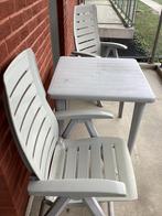 Set tuinstoelen en tuintafel, Tuin en Terras, Ophalen, Gebruikt, Kunststof, Tuinset