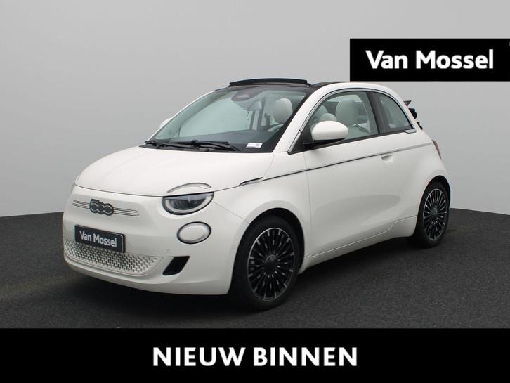 Fiat 500 C La Prima 42 kWh, Auto's, Fiat, Bedrijf, Te koop, 500C, ABS, Achteruitrijcamera, Adaptive Cruise Control, Airbags, Airconditioning