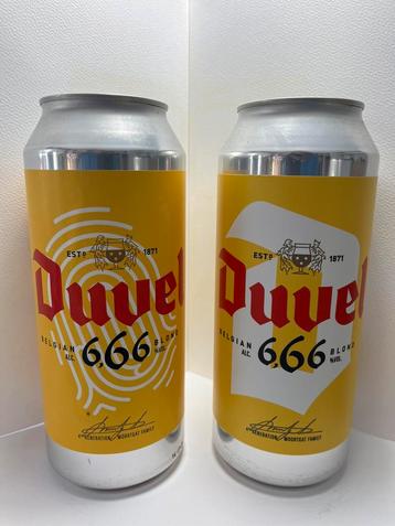 Duvel big cans 666 set 2 De Mol beschikbaar voor biedingen