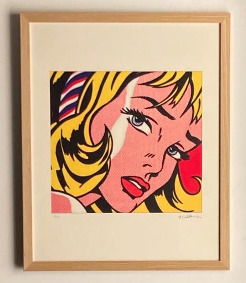 Roy Lichtenstein: ingelijste en genummerde lithografie, Antiek en Kunst, Kunst | Litho's en Zeefdrukken, Ophalen of Verzenden