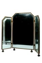 Miroir triptyque, Minder dan 100 cm, Gebruikt, Rechthoekig, 50 tot 75 cm