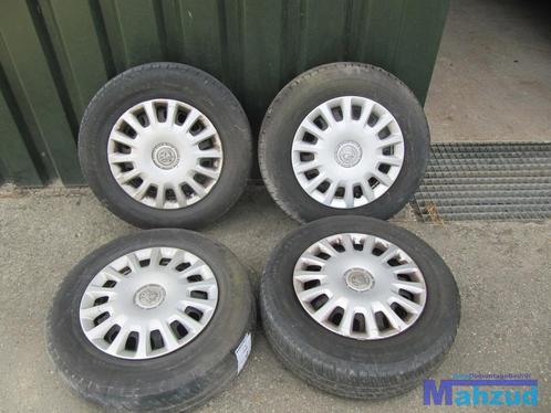 OPEL CORSA D VELGEN BANDEN 185 70 14 INCH 4X100, Auto-onderdelen, Overige Auto-onderdelen, Opel, Gebruikt, Ophalen