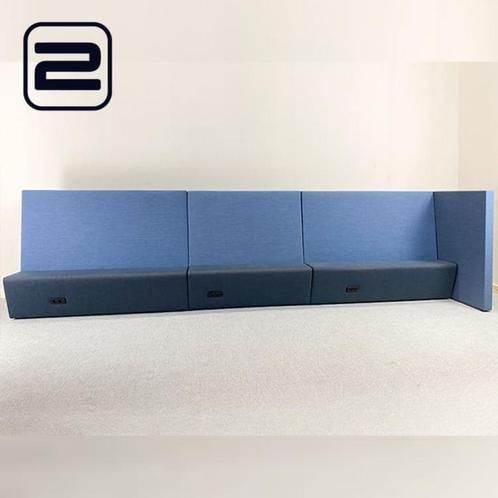 Lange softseating zitbank van merk Drisag, Huis en Inrichting, Zetels | Complete zithoeken, Gebruikt, Hout, Kunststof, Metaal