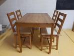 Tafel met stoelen, Huis en Inrichting, Tafels | Eettafels, Ophalen, 100 tot 150 cm, 50 tot 100 cm, Zo goed als nieuw