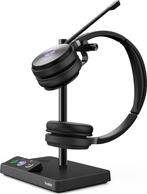 Yealink WH62 STEREO DECT draadloze headset (MS Teams), Ophalen of Verzenden, Zo goed als nieuw