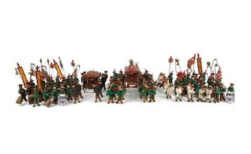 Keizerlijke terracotta-processie van Qing 1912-1925 beschikbaar voor biedingen
