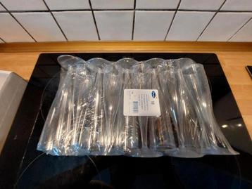 Lot van 180 doorzichtige plastieke champagneglazen 13,5 cc beschikbaar voor biedingen