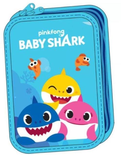 Baby Shark Gevulde Etui - 2 laags, Enfants & Bébés, Jouets | Éducatifs & Créatifs, Neuf, Bricolage, Langue et Lecture, Enlèvement ou Envoi